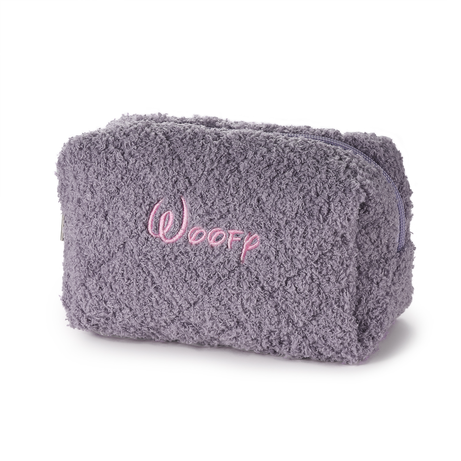 Borsa Cosmetica in Morbido Peluche - Nome Personalizzato in 4 Colori - Regalo di Natale per Lei | Jessemade