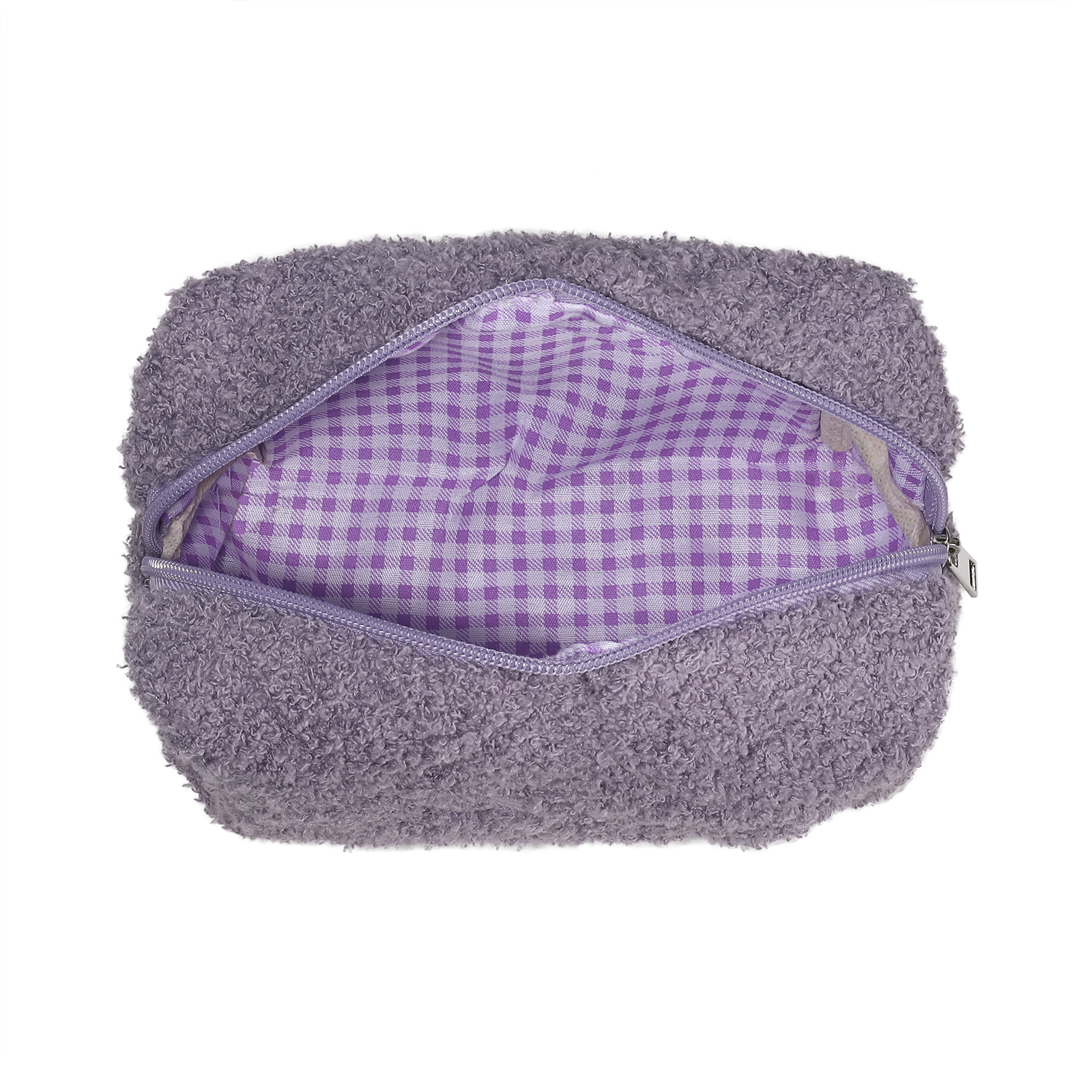 Borsa Cosmetica in Morbido Peluche - Nome Personalizzato in 4 Colori - Regalo di Natale per Lei | Jessemade