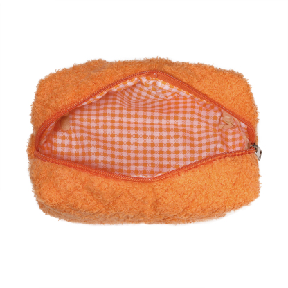 Borsa Cosmetica in Morbido Peluche - Nome Personalizzato in 4 Colori - Regalo di Natale per Lei | Jessemade