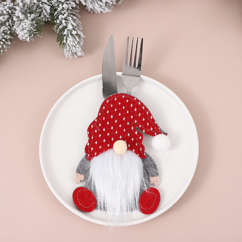 Family Knife and Fork Set Covers Holiday Gift