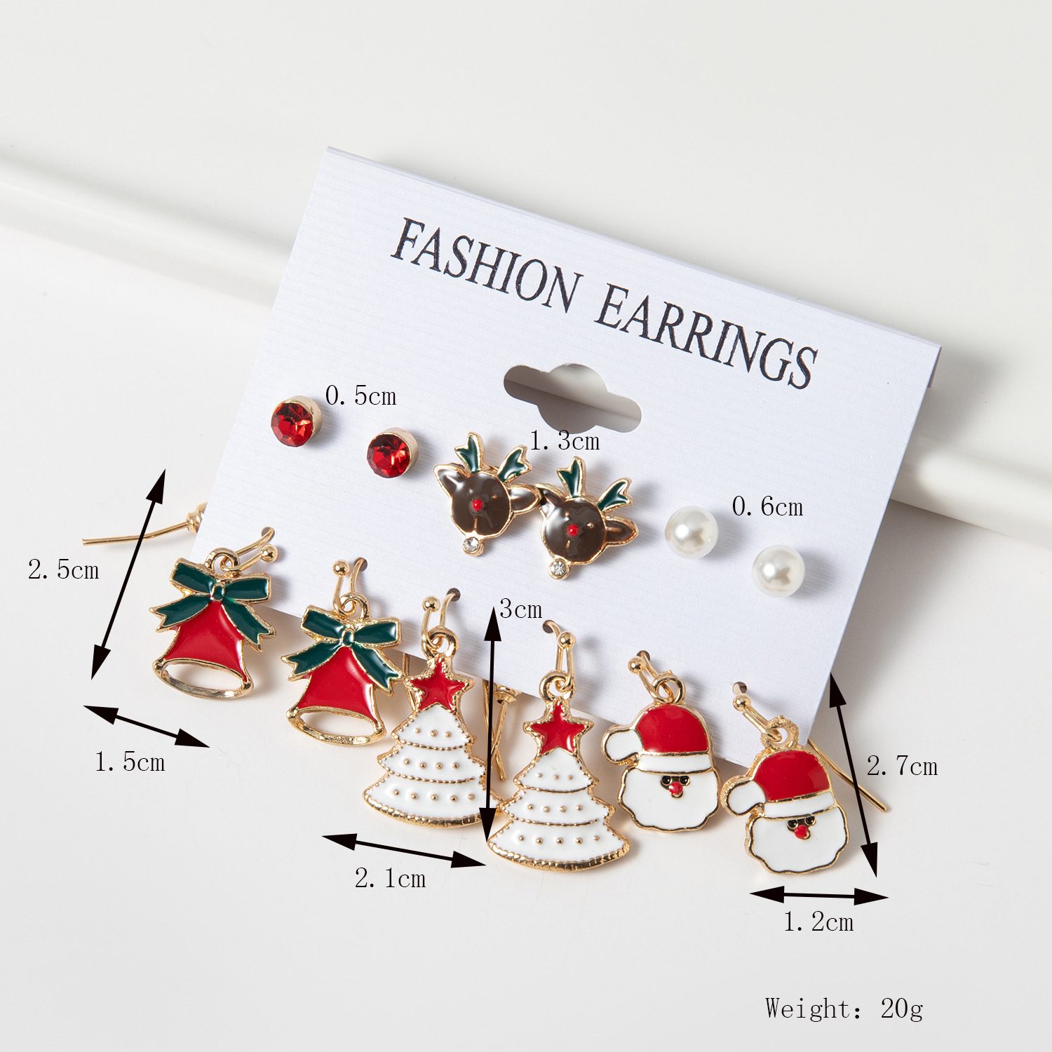 Festive Earring Set – Perfect Family Christmas Gift with Holiday Designs