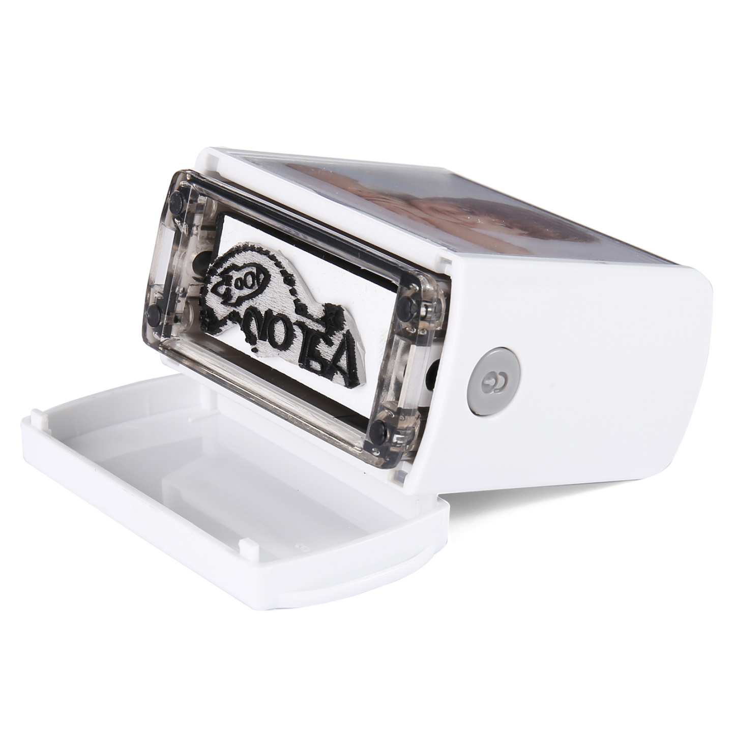 Timbro con nome e foto personalizzato regalo per studente scuola su libro/vestito