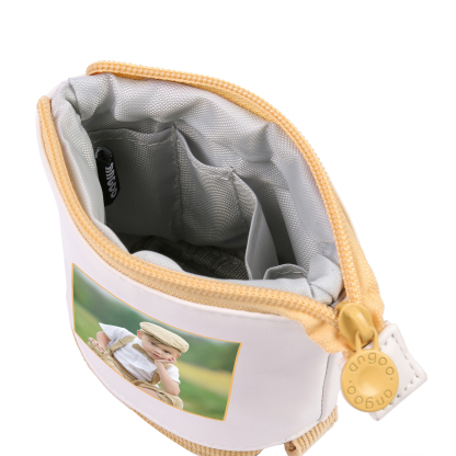 Astuccio per matite acrobaleno personalizzato con 1 nome e 1 foto per scuola elementare bambini