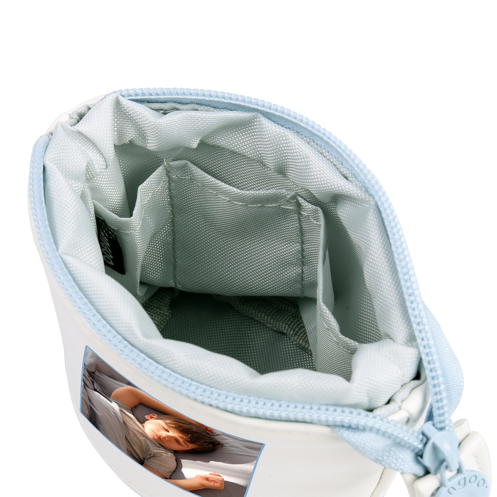 Astuccio per matite acrobaleno personalizzato con 1 nome e 1 foto per scuola elementare bambini