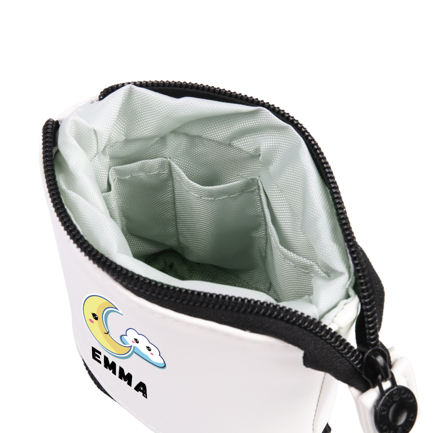 Astuccio per matite luna e nuvola personalizzato con 1 nome regalo per scuola elementare bambini