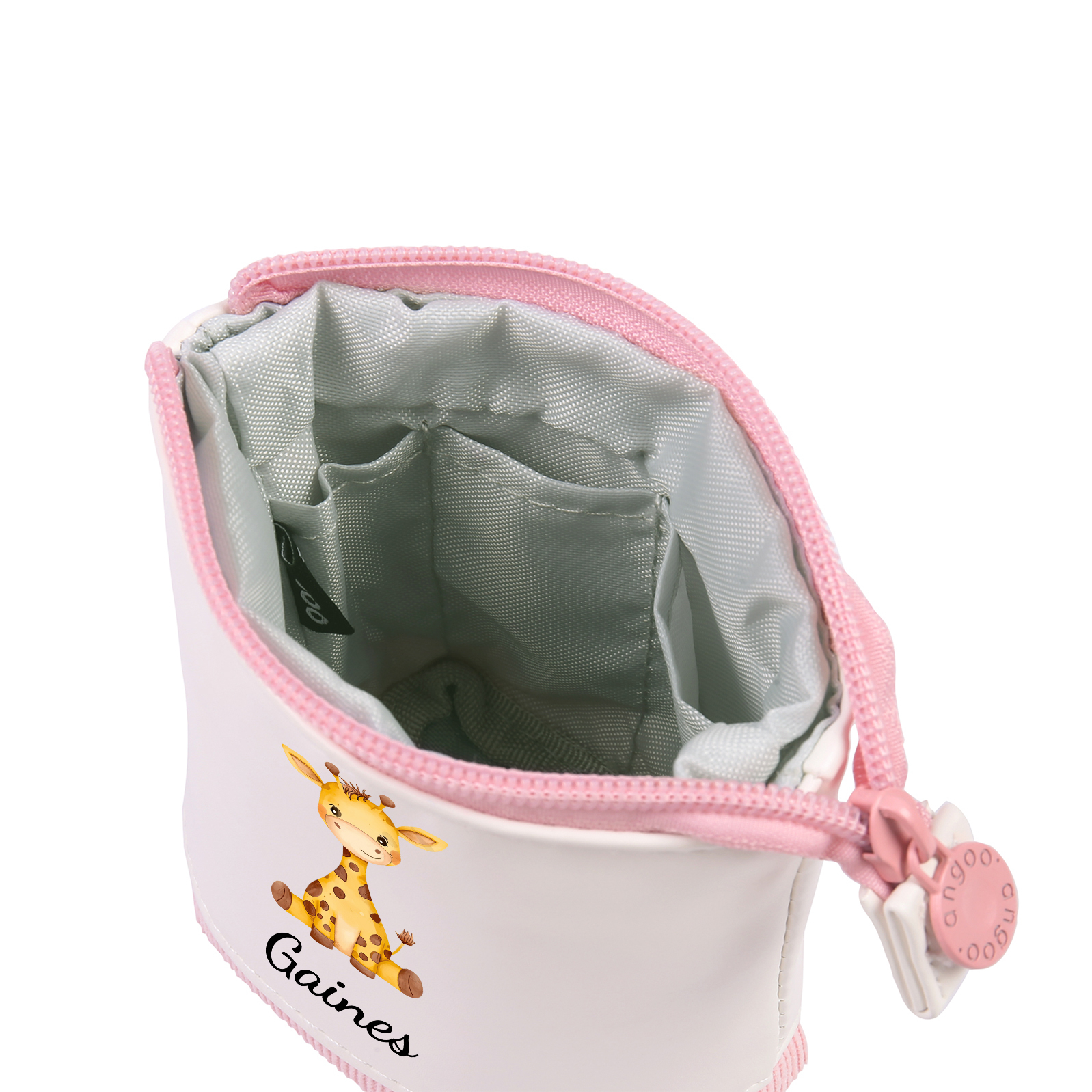 Astuccio per matite animale personalizzato con 1 nome regalo per scuola elementare bambini