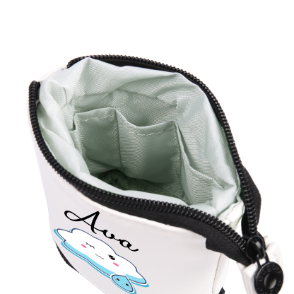 Astuccio per matite nuvola carina personalizzato con 1 nome regalo per scuola elementare bambini