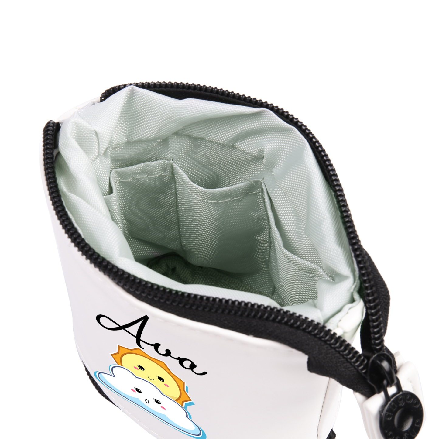 Astuccio per matite sole e nuvola carina personalizzato con 1 nome regalo per scuola elementare bambini