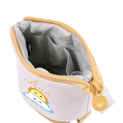 Astuccio per matite sole e nuvola carina personalizzato con 1 nome regalo per scuola elementare bambini