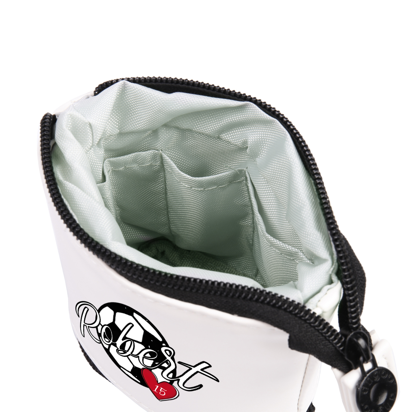 Astuccio per matite personalizzato con 1 nome e 1 palla regalo per scuola elementare bambini