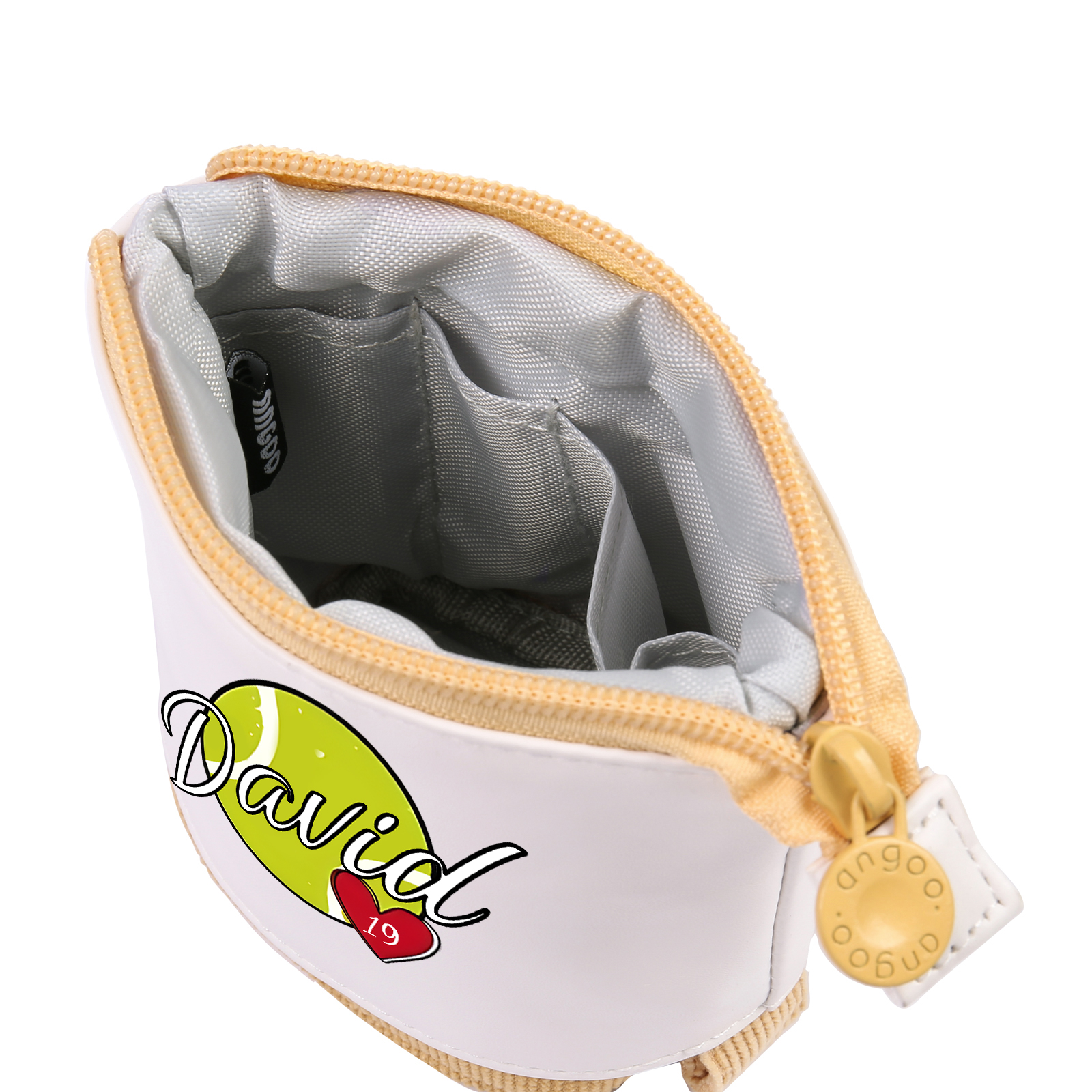 Astuccio per matite personalizzato con 1 nome e 1 palla regalo per scuola elementare bambini