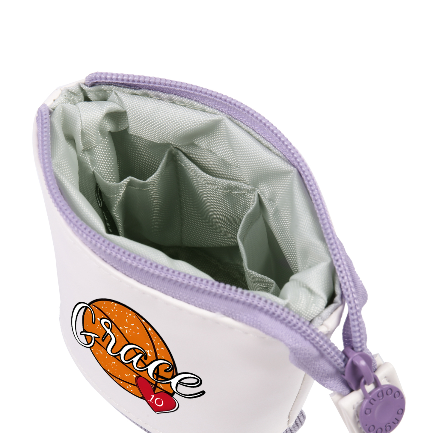 Astuccio per matite personalizzato con 1 nome e 1 palla regalo per scuola elementare bambini