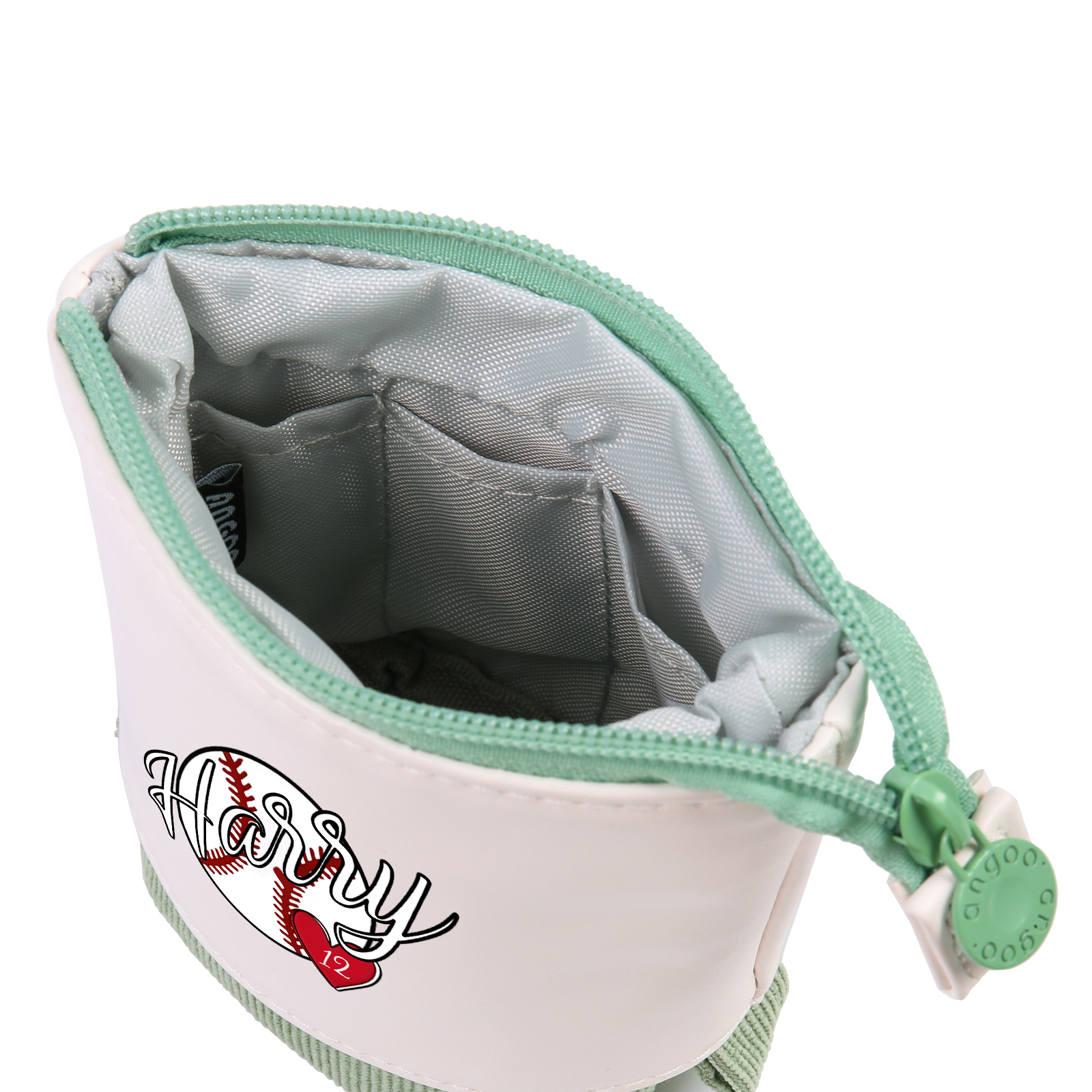 Astuccio per matite personalizzato con 1 nome e 1 palla regalo per scuola elementare bambini