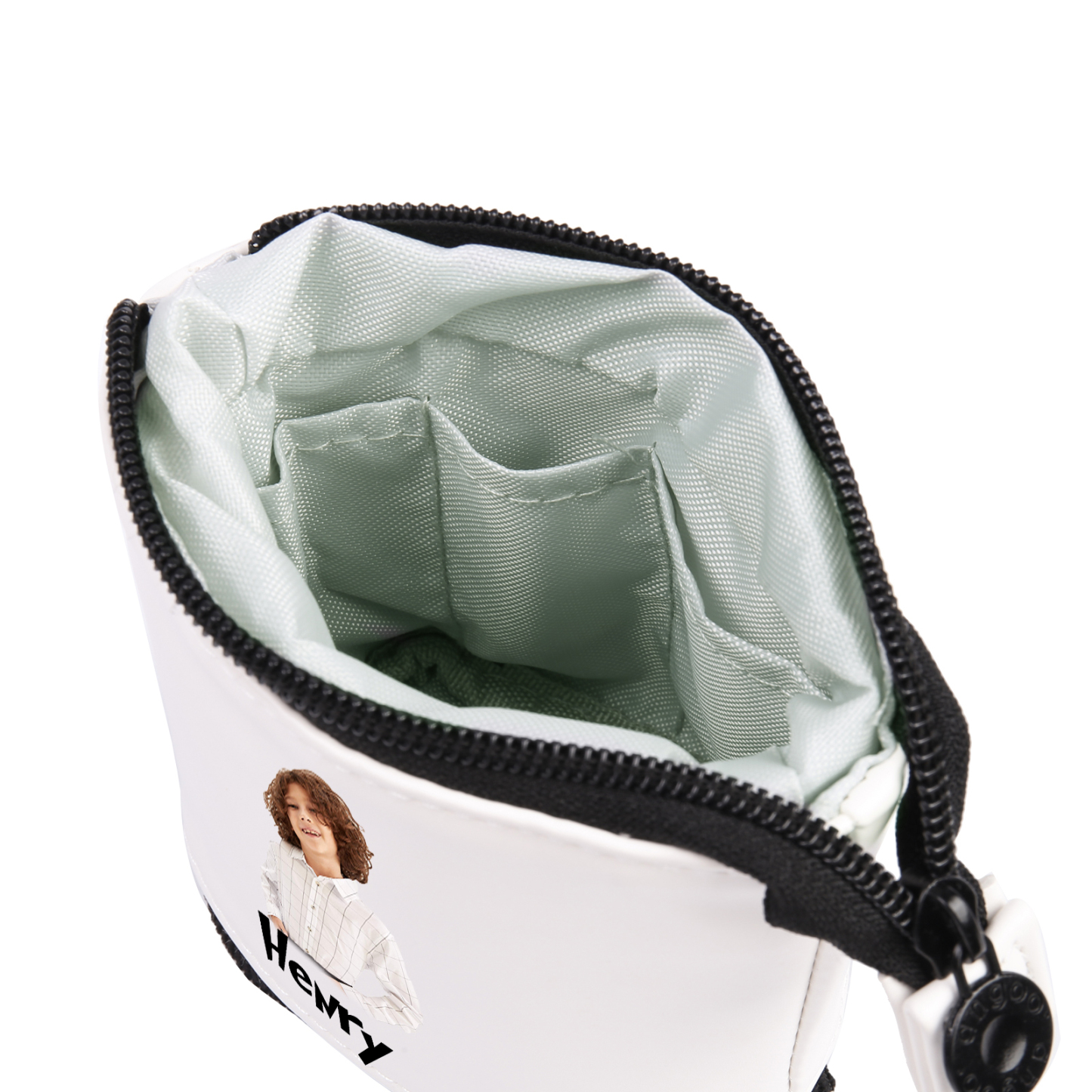 Astuccio per matite personalizzato con 1 nome e 1 foto regalo per scuola elementare bambini