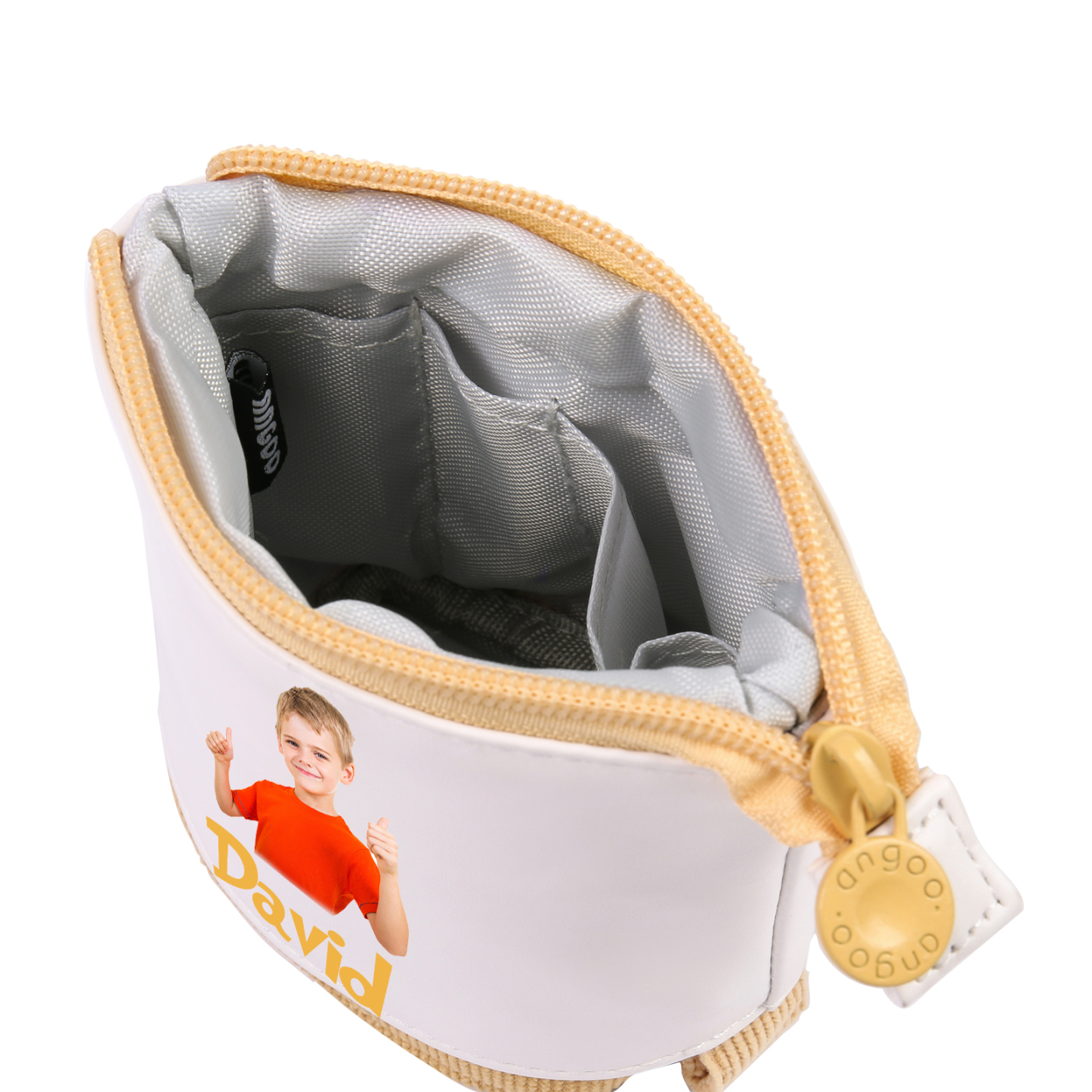 Astuccio per matite personalizzato con 1 nome e 1 foto regalo per scuola elementare bambini