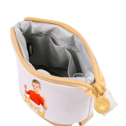 Astuccio per matite personalizzato con 1 nome e 1 foto regalo per scuola elementare bambini