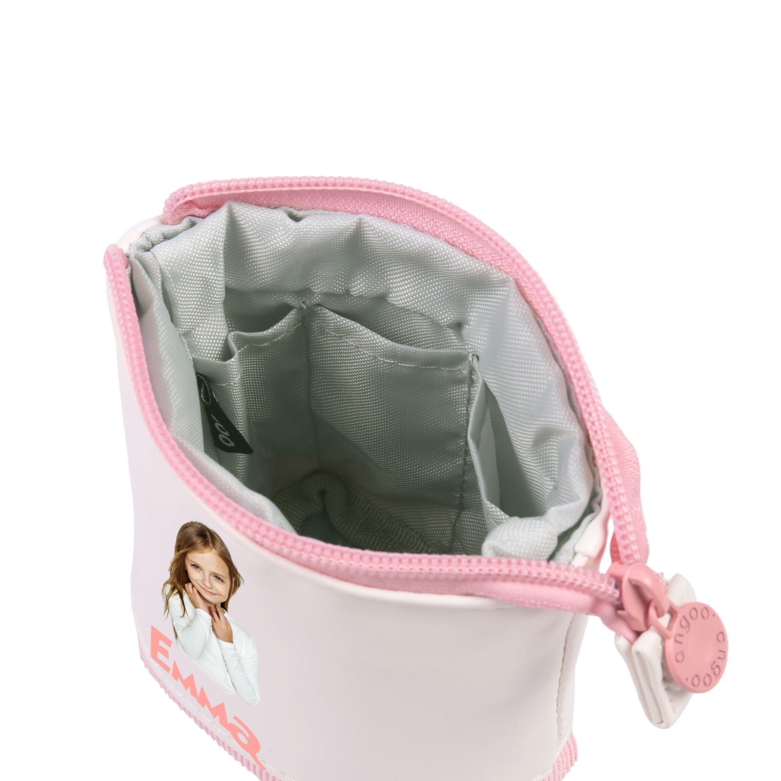 Astuccio per matite personalizzato con 1 nome e 1 foto regalo per scuola elementare bambini