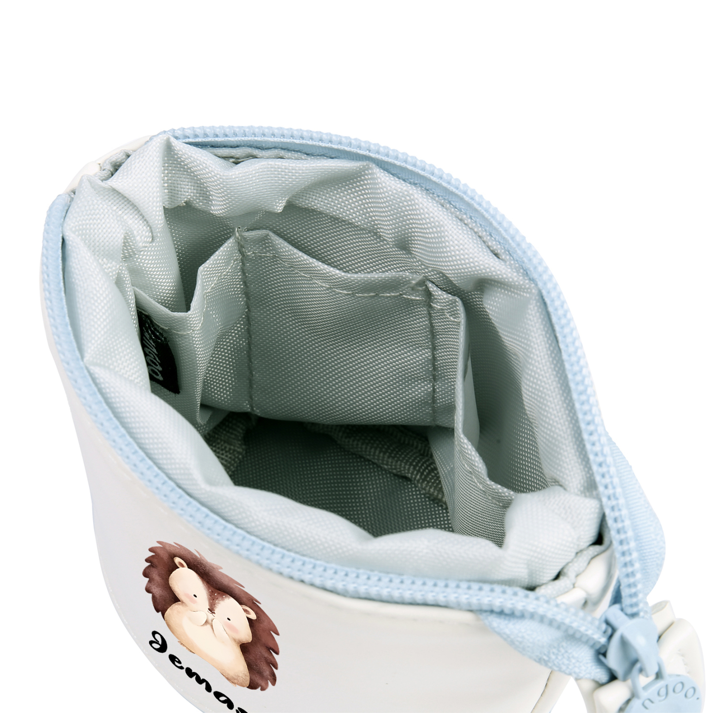 Astuccio per matite personalizzato con 1 nome e 1 animale regalo per scuola elementare bambini