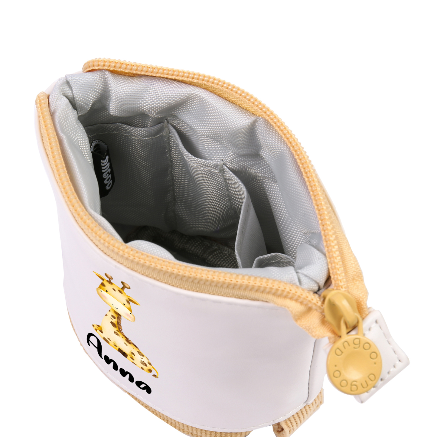 Astuccio per matite personalizzato con 1 nome e 1 animale regalo per scuola elementare bambini