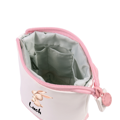 Astuccio per matite personalizzato con 1 nome e 1 animale regalo per scuola elementare bambini