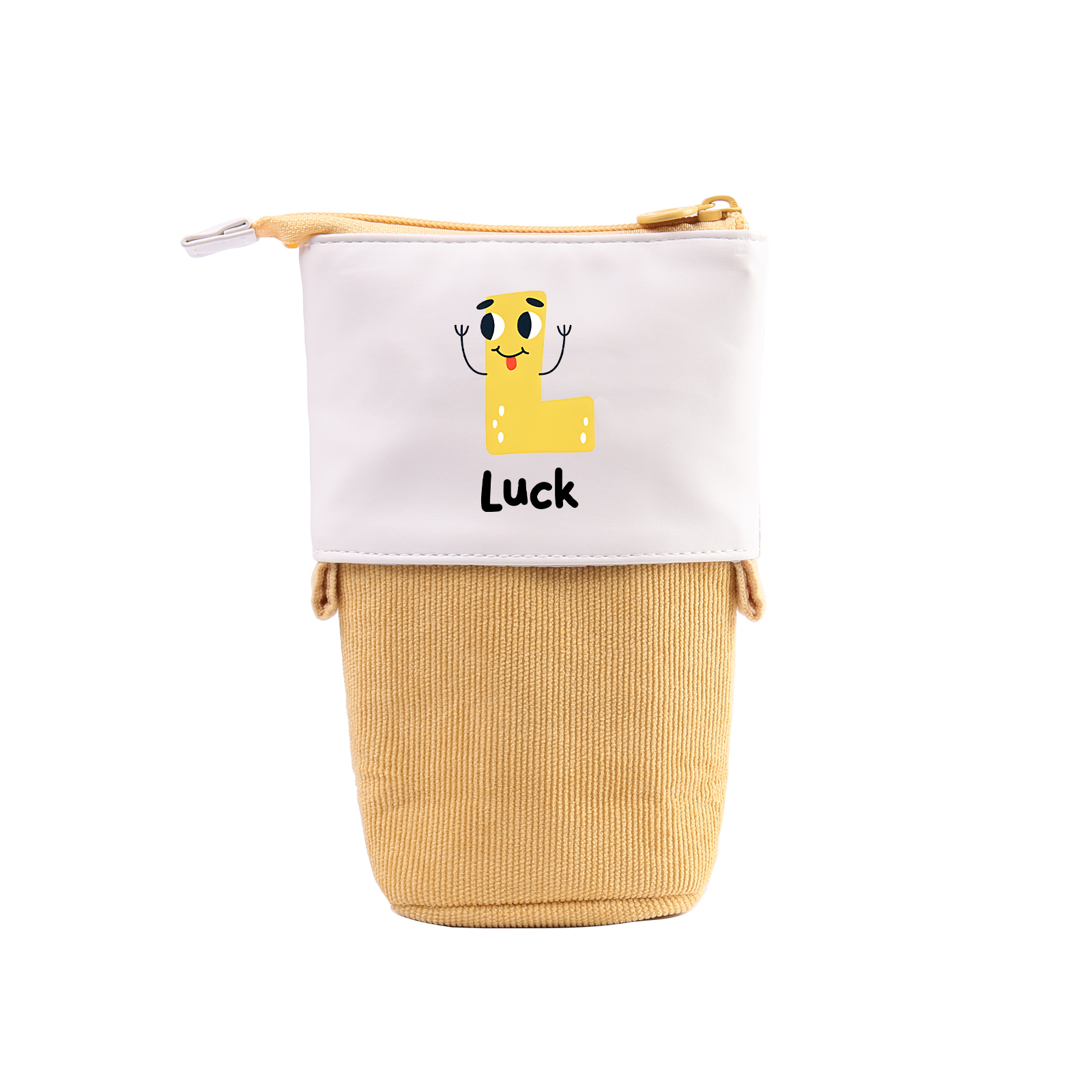 Astuccio per matite personalizzato con 1 nome e 1 lettera regalo per scuola elementare bambini