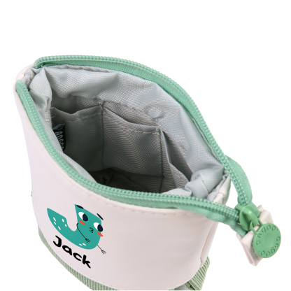 Astuccio per matite personalizzato con 1 nome e 1 lettera regalo per scuola elementare bambini