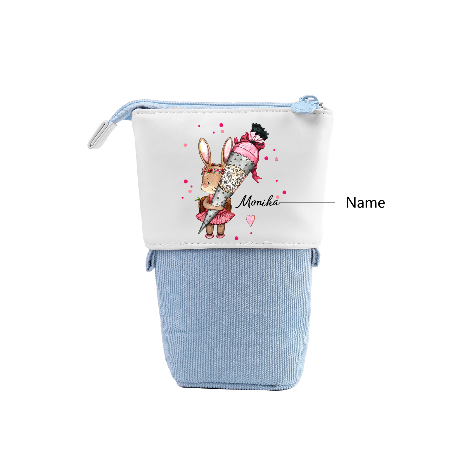 [Copy]Astuccio per matite personalizzato con 1 nome e 1 lettera regalo per scuola elementare bambini