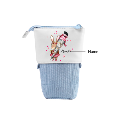 [Copy]Astuccio per matite personalizzato con 1 nome e 1 lettera regalo per scuola elementare bambini