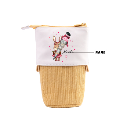 [Copy]Astuccio per matite personalizzato con 1 nome e 1 lettera regalo per scuola elementare bambini