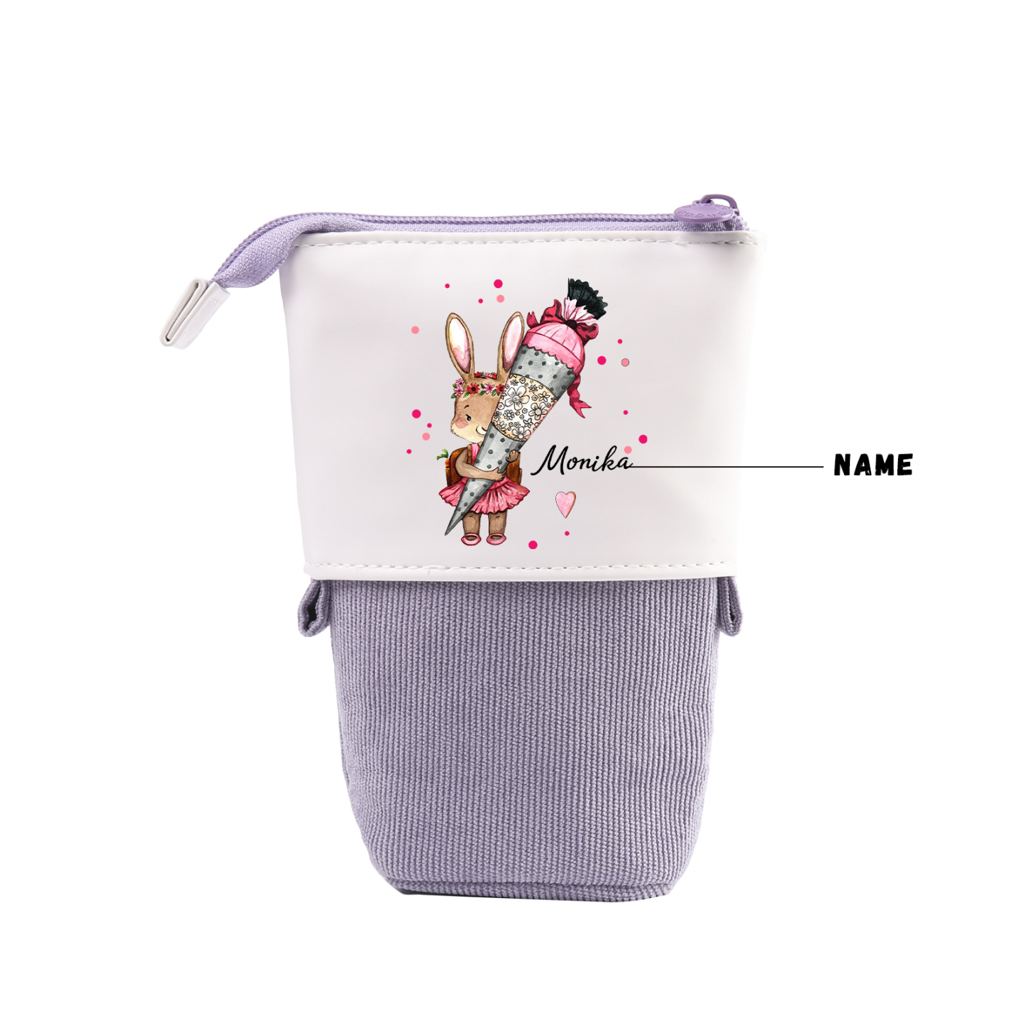 [Copy]Astuccio per matite personalizzato con 1 nome e 1 lettera regalo per scuola elementare bambini