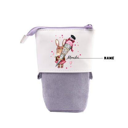 [Copy]Astuccio per matite personalizzato con 1 nome e 1 lettera regalo per scuola elementare bambini