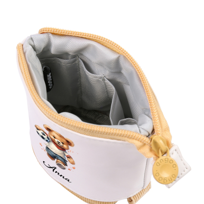 Astuccio per matite animale personalizzato con 1 nome e 1 animale regalo per scuola elementare bambini