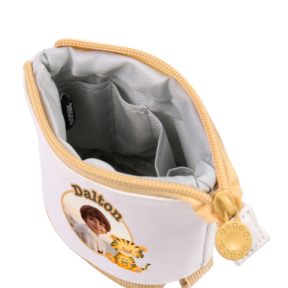 Astuccio per matite animale personalizzato con 1 nome e 1 foto e 1 animale per scuola elementare bambini