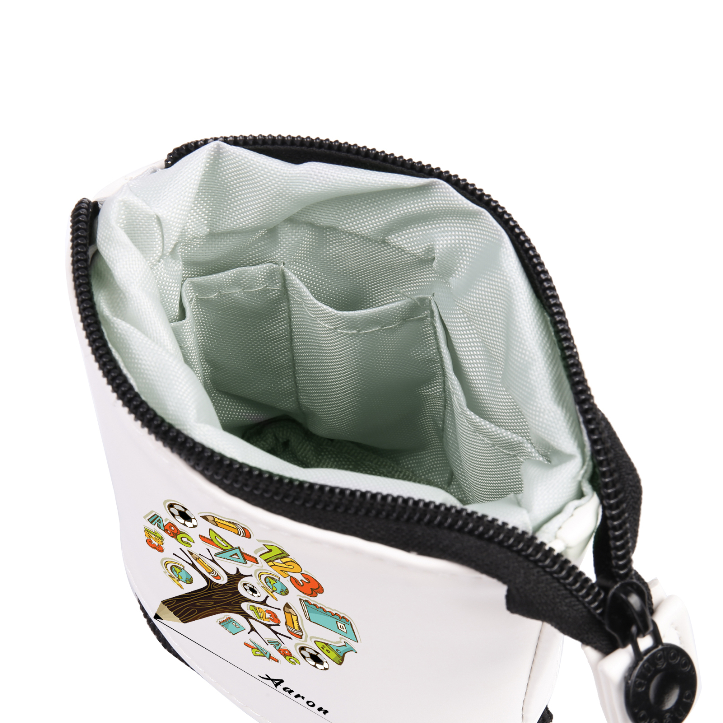 Astuccio per matite albero di penna personalizzato con 1 nome per scuola elementare bambini