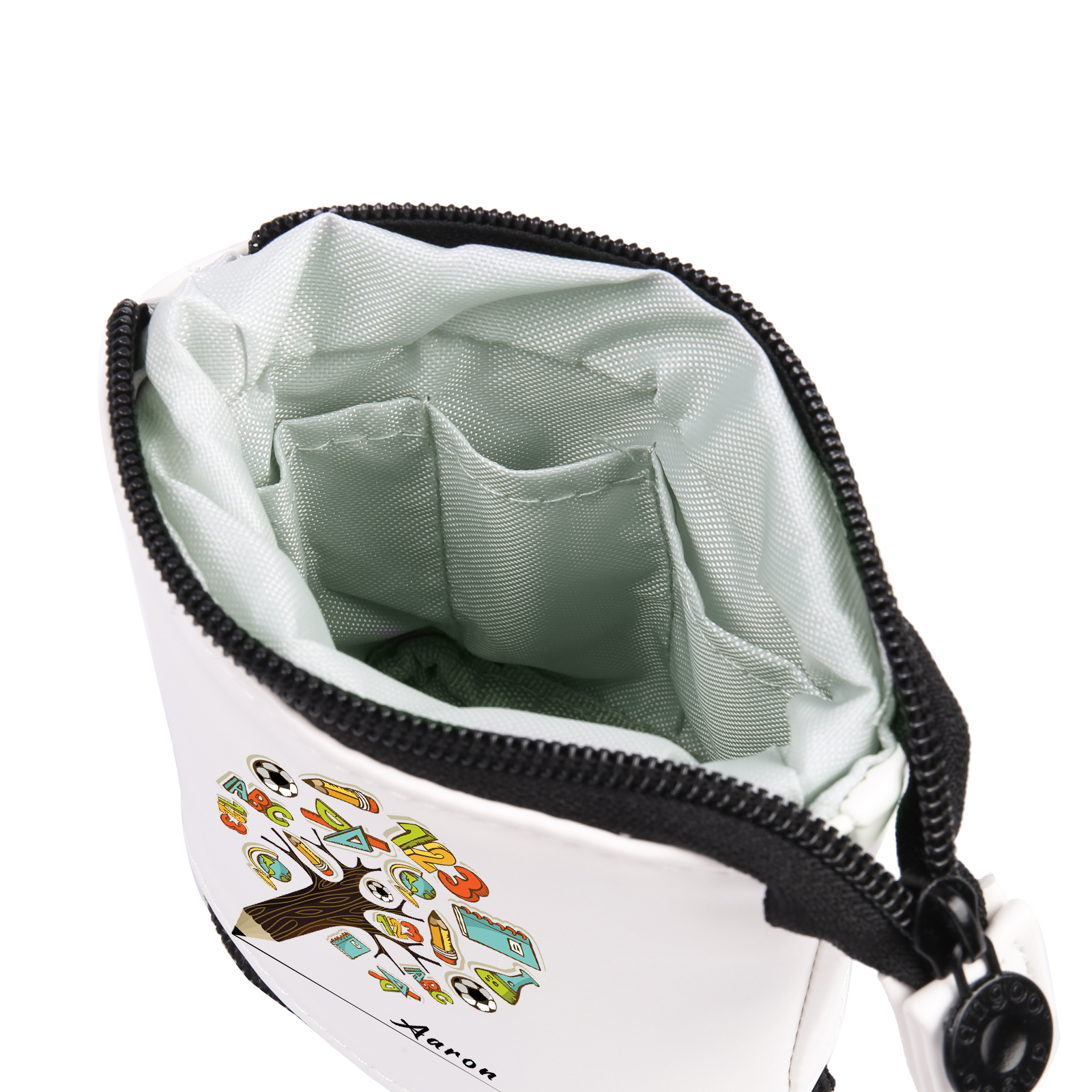 Astuccio per matite albero di penna personalizzato con 1 nome per scuola elementare bambini