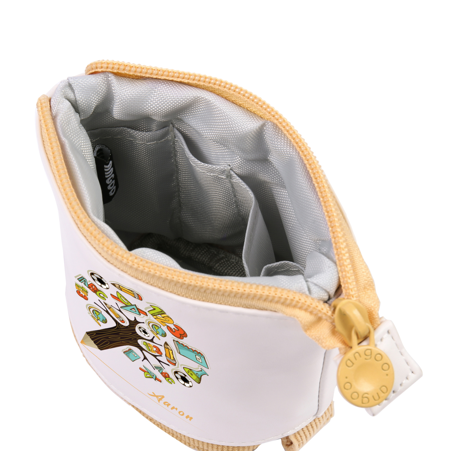 Astuccio per matite albero di penna personalizzato con 1 nome per scuola elementare bambini