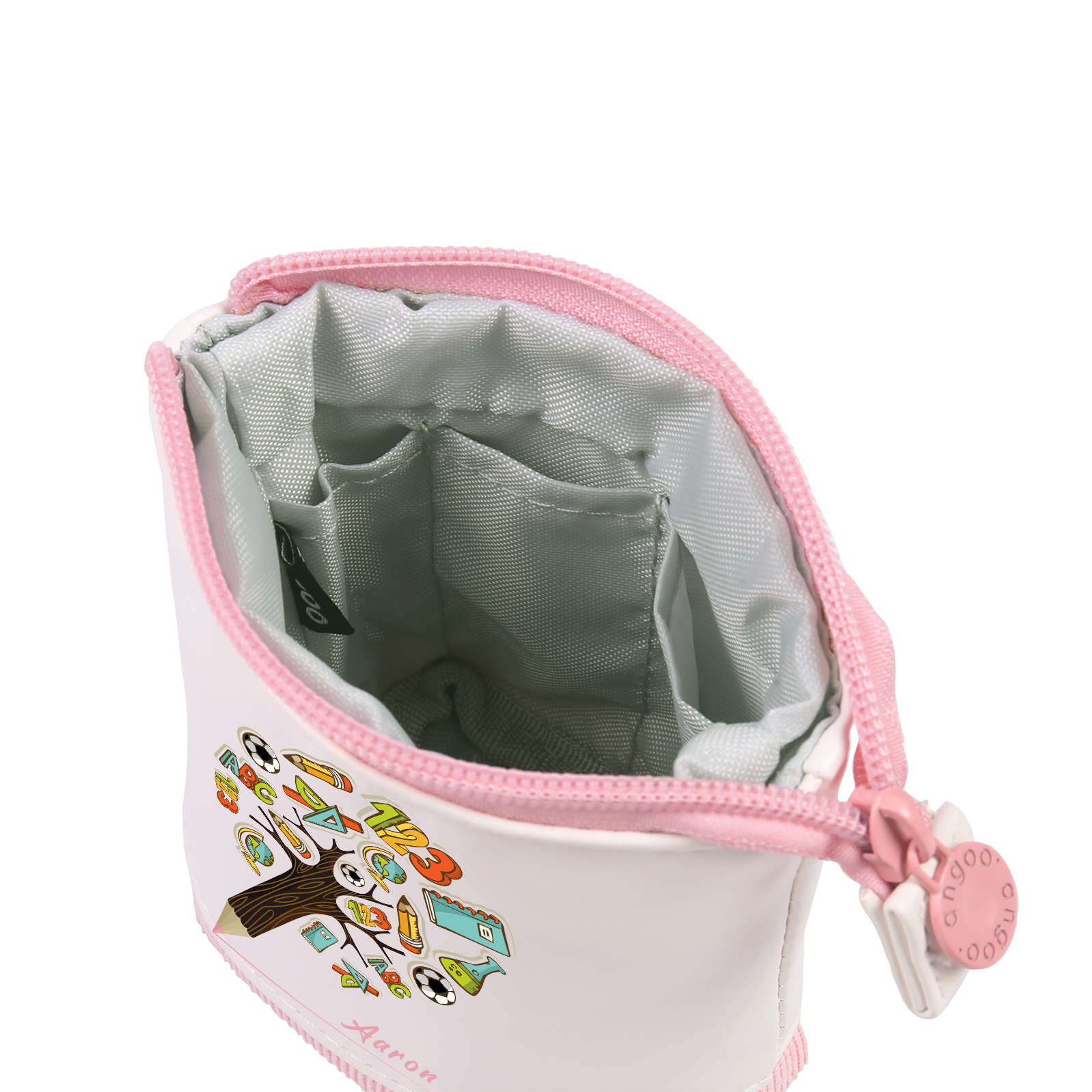 Astuccio per matite albero di penna personalizzato con 1 nome per scuola elementare bambini