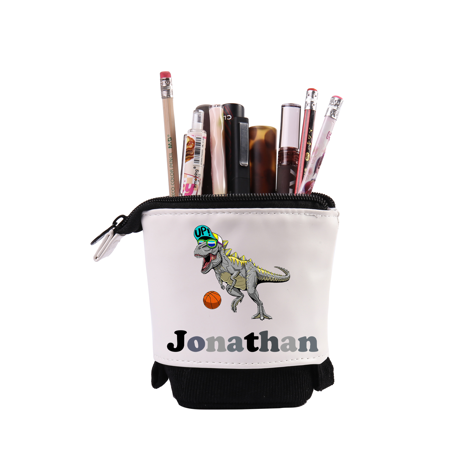 Astuccio per matite personalizzato con 1 nome e 1 immagine per scuola elementare bambini