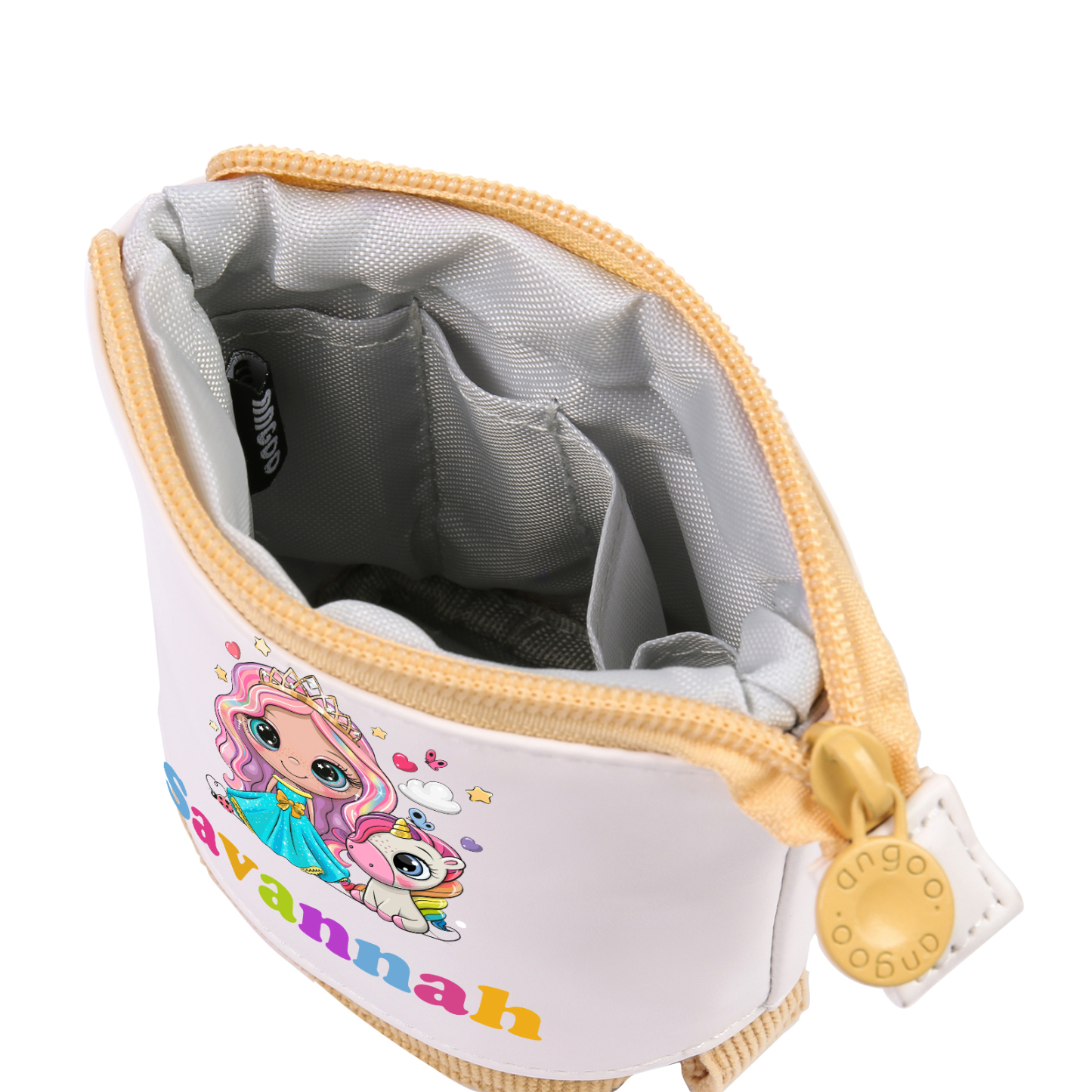 Astuccio per matite personalizzato con 1 nome e 1 immagine per scuola elementare bambini