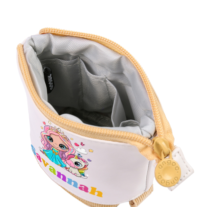 Astuccio per matite personalizzato con 1 nome e 1 immagine per scuola elementare bambini