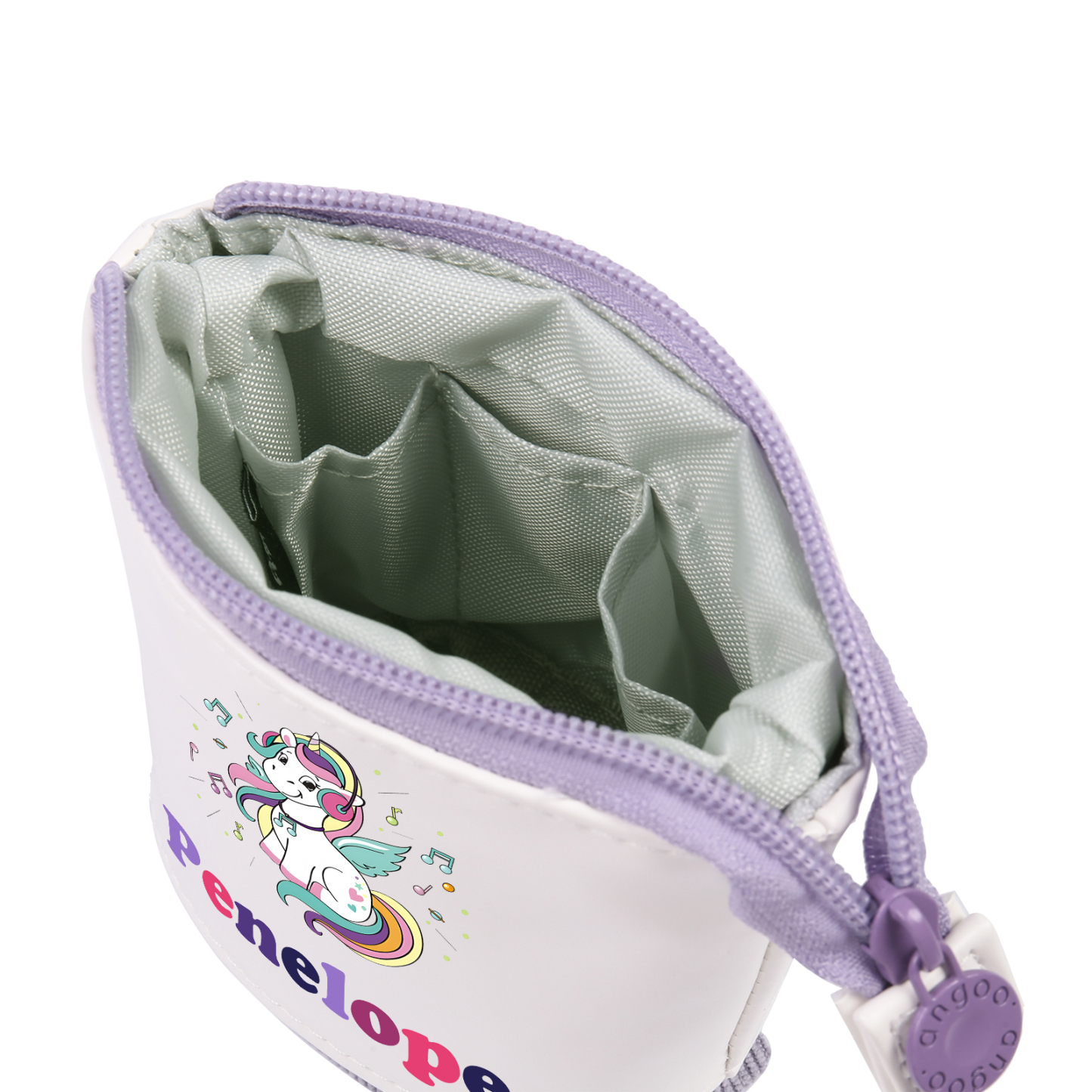 Astuccio per matite personalizzato con 1 nome e 1 immagine per scuola elementare bambini