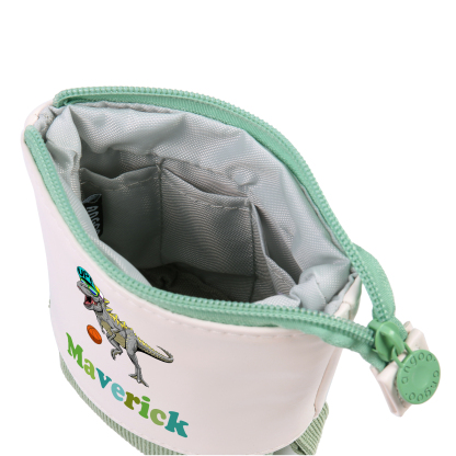 Astuccio per matite personalizzato con 1 nome e 1 immagine per scuola elementare bambini