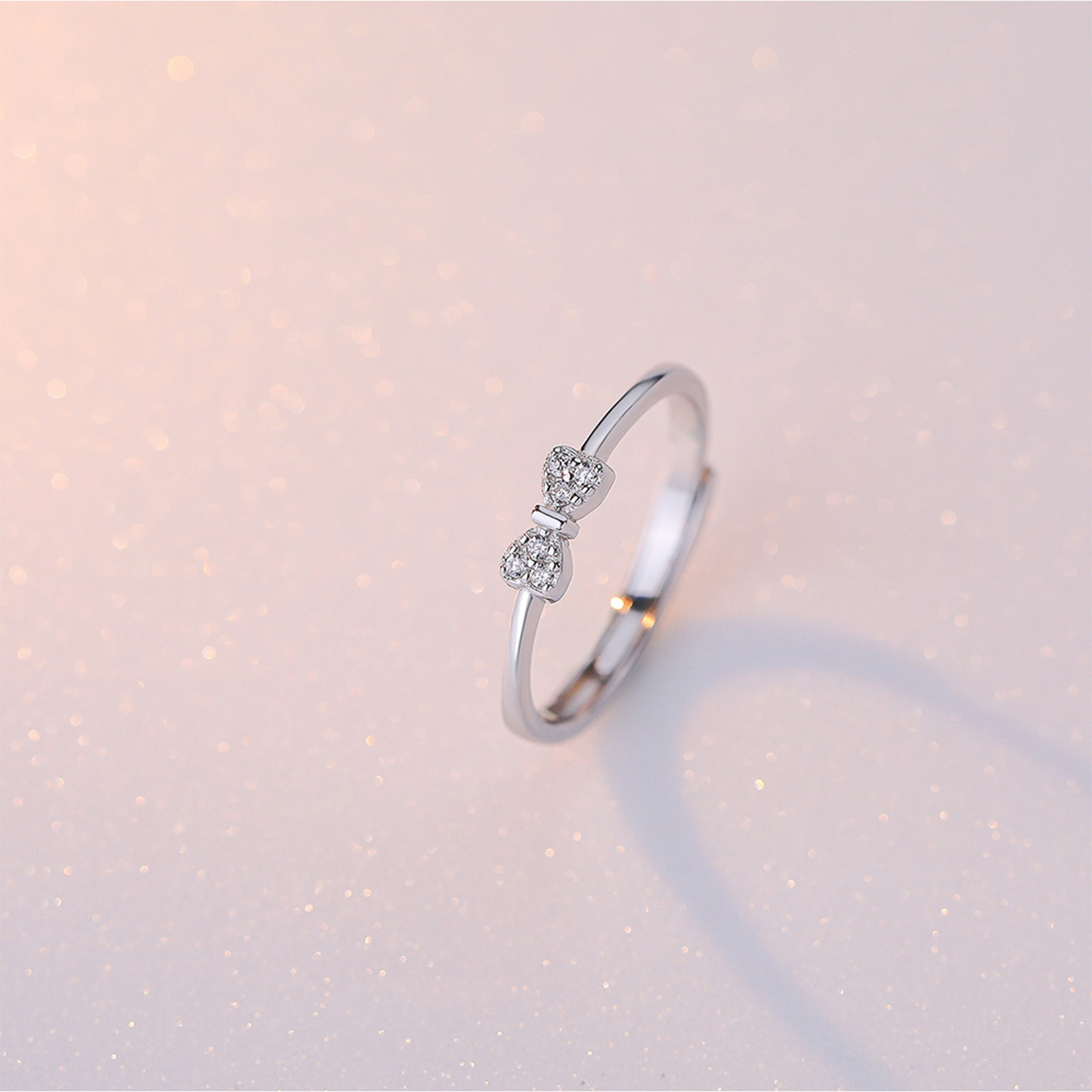 Anello Aperto in Argento 925 con Fiocco – Regalo Elegante per Donna