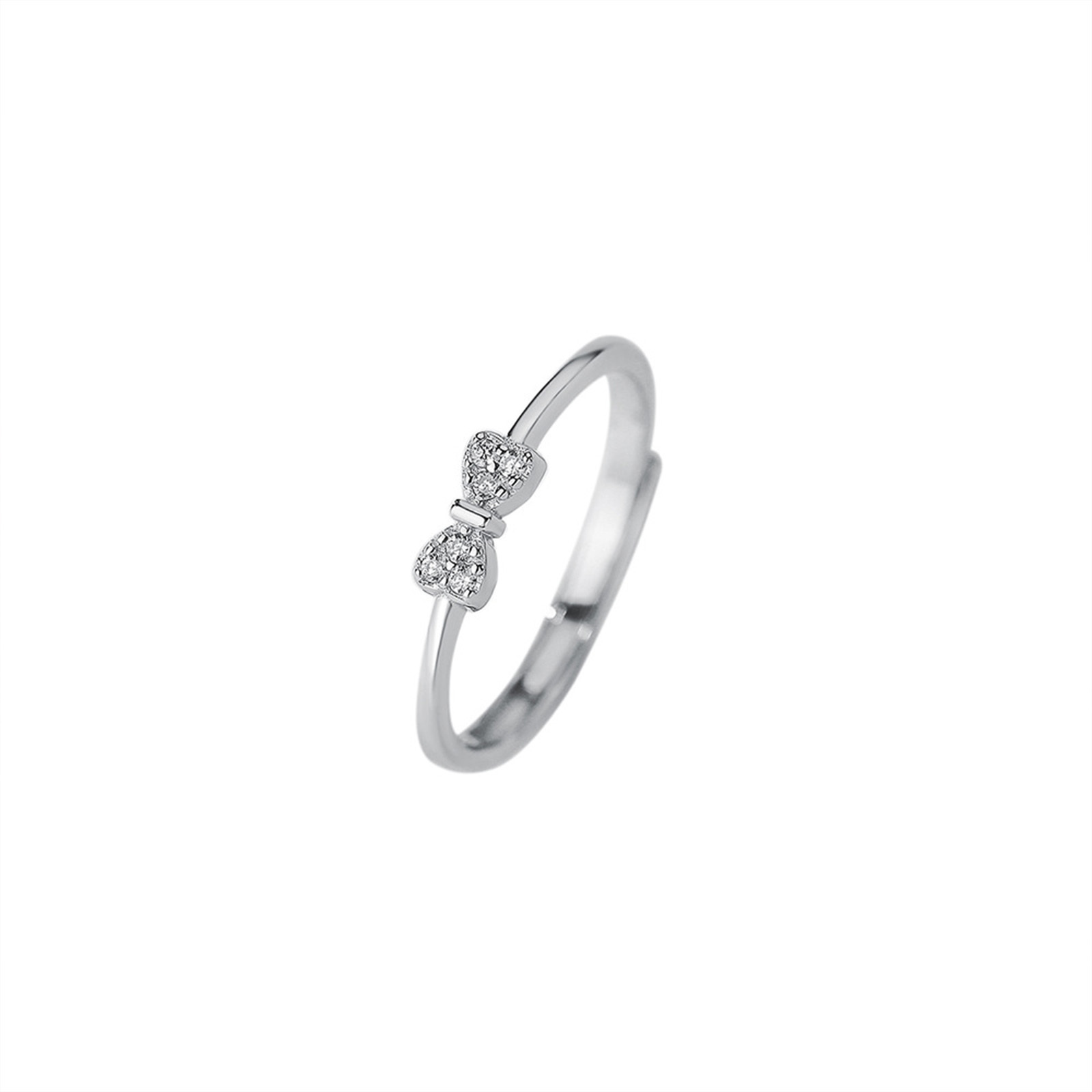 Anello Aperto in Argento 925 con Fiocco – Regalo Elegante per Donna