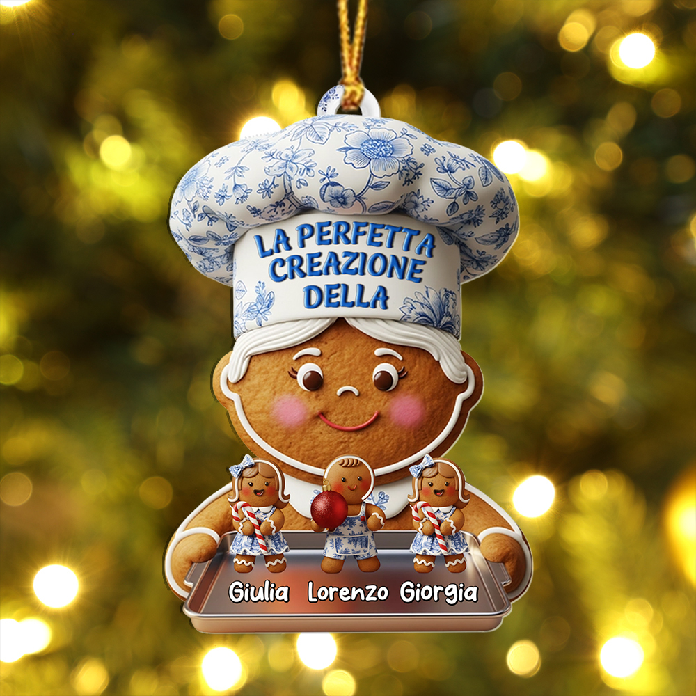 Decorazione per l’albero di Natale in pan di zenzero - La Sfornata Perfetta della Nonna