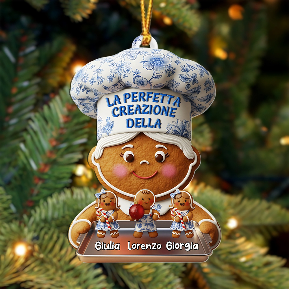 Decorazione per l’albero di Natale in pan di zenzero - La Sfornata Perfetta della Nonna