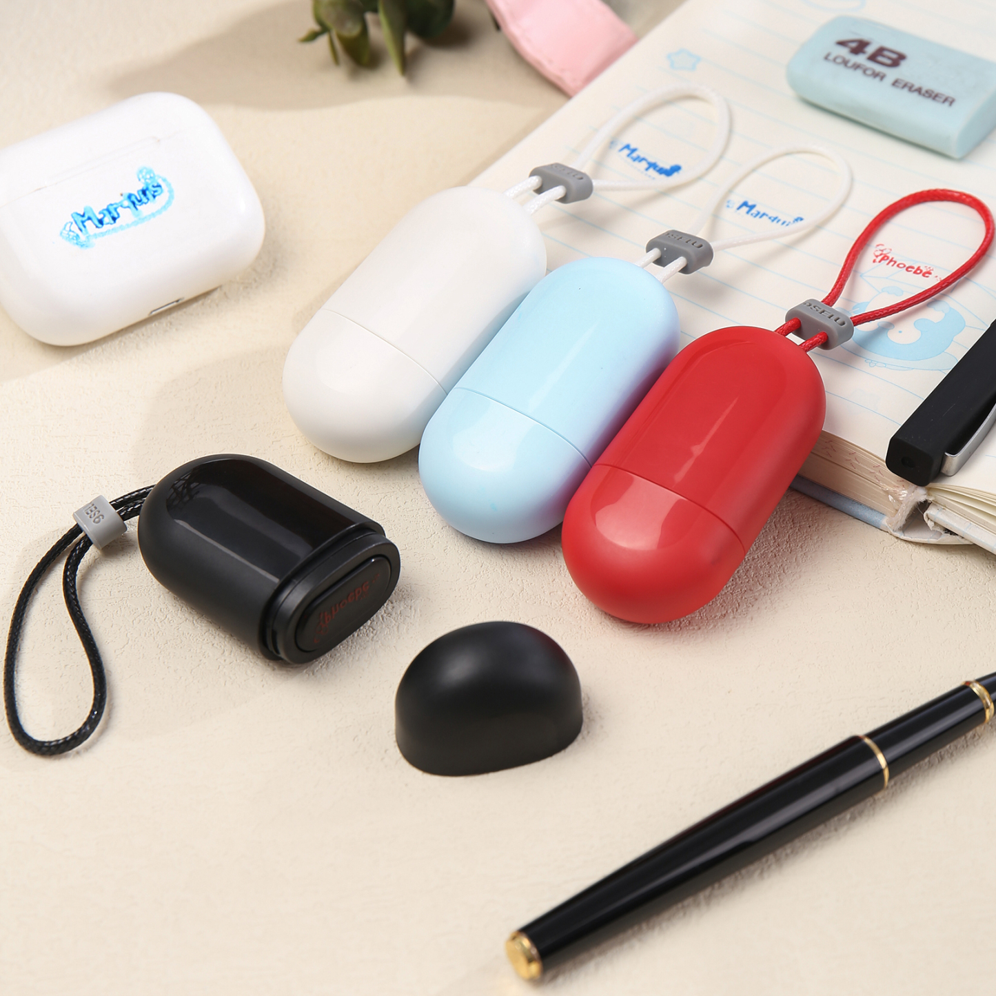 Timbro con nome personalizzato ragazzo regalo per studente scuola insegnante su libro/vestito