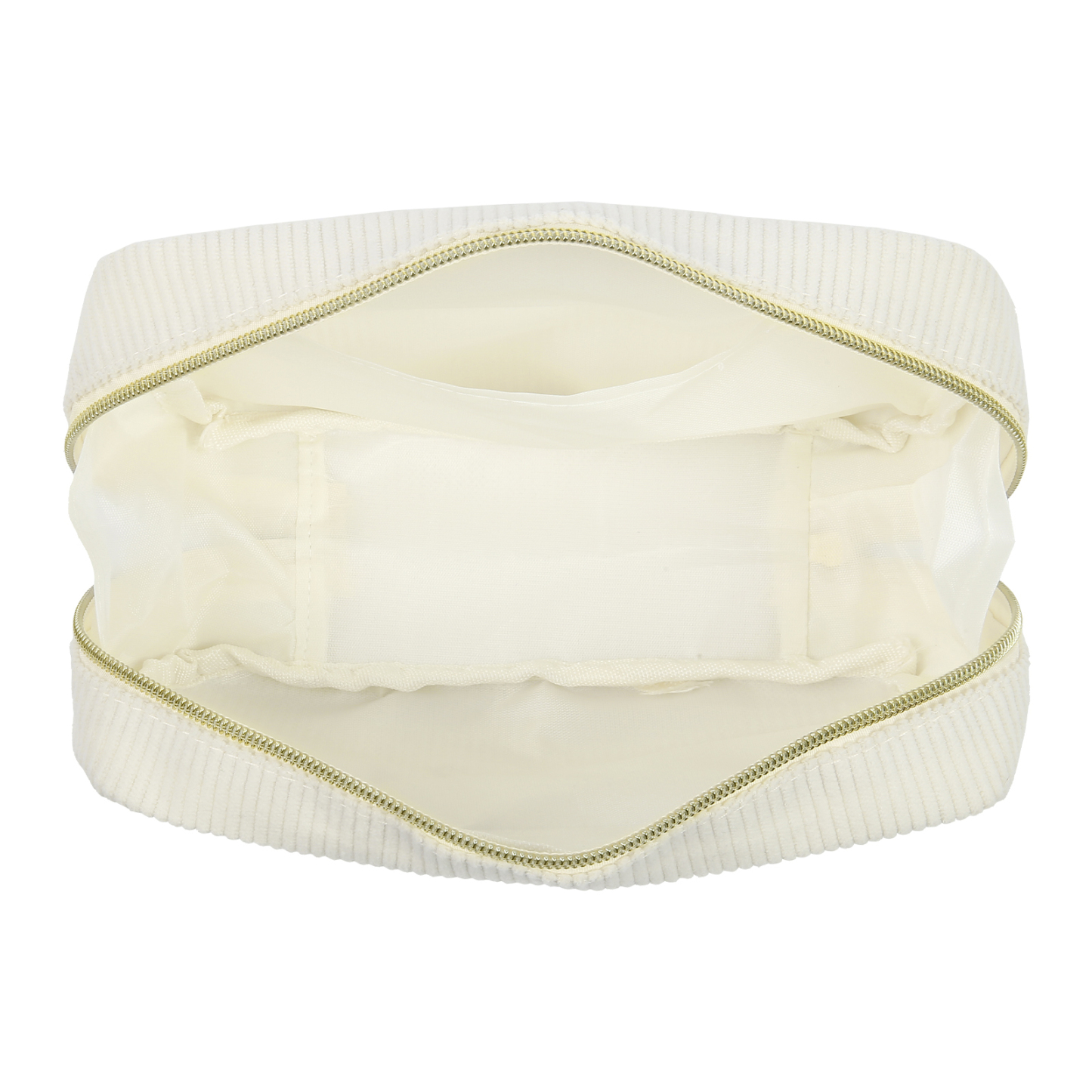 Borsa portabile per cosmetici in velluto a coste 1 nome e 1 fiore di nascita personalizzato multicolori da scegliere