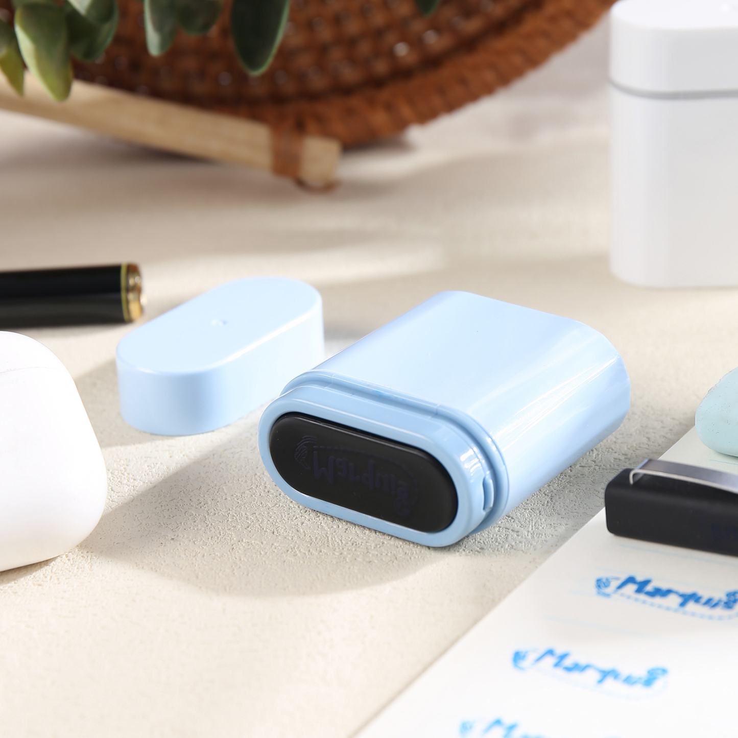 Timbro con nome personalizzato ragazzo regalo per studente scuola insegnante su libro/vestito