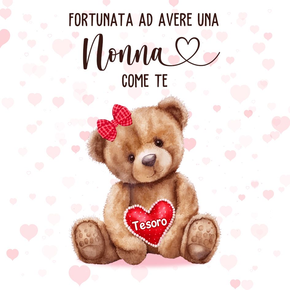 Orsacchiotto Carta regalo per Nonna